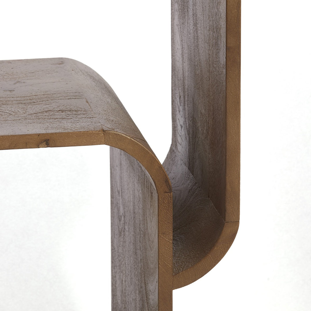 Labare Wooden Display Unit - Light Brown Light & Living 5
