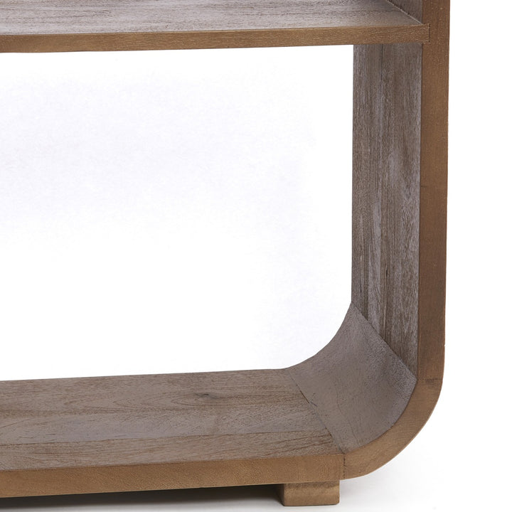 Labare Wooden Display Unit - Light Brown Light & Living 7