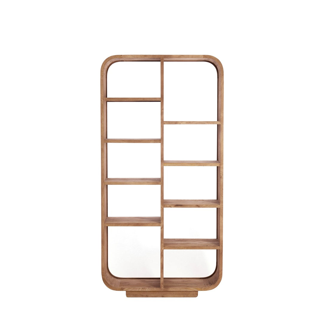 Dane Wooden Display Unit - Grey Brown Light & Living 1