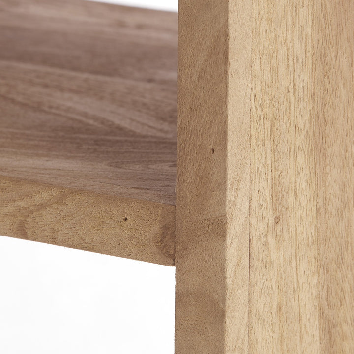 Dane Wooden Display Unit - Grey Brown Light & Living 7