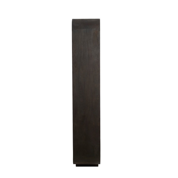 Dane Wooden Display Unit - Dark Russet Light & Living 3