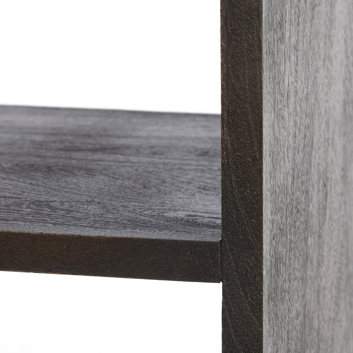 Dane Wooden Display Unit - Dark Russet Light & Living 6