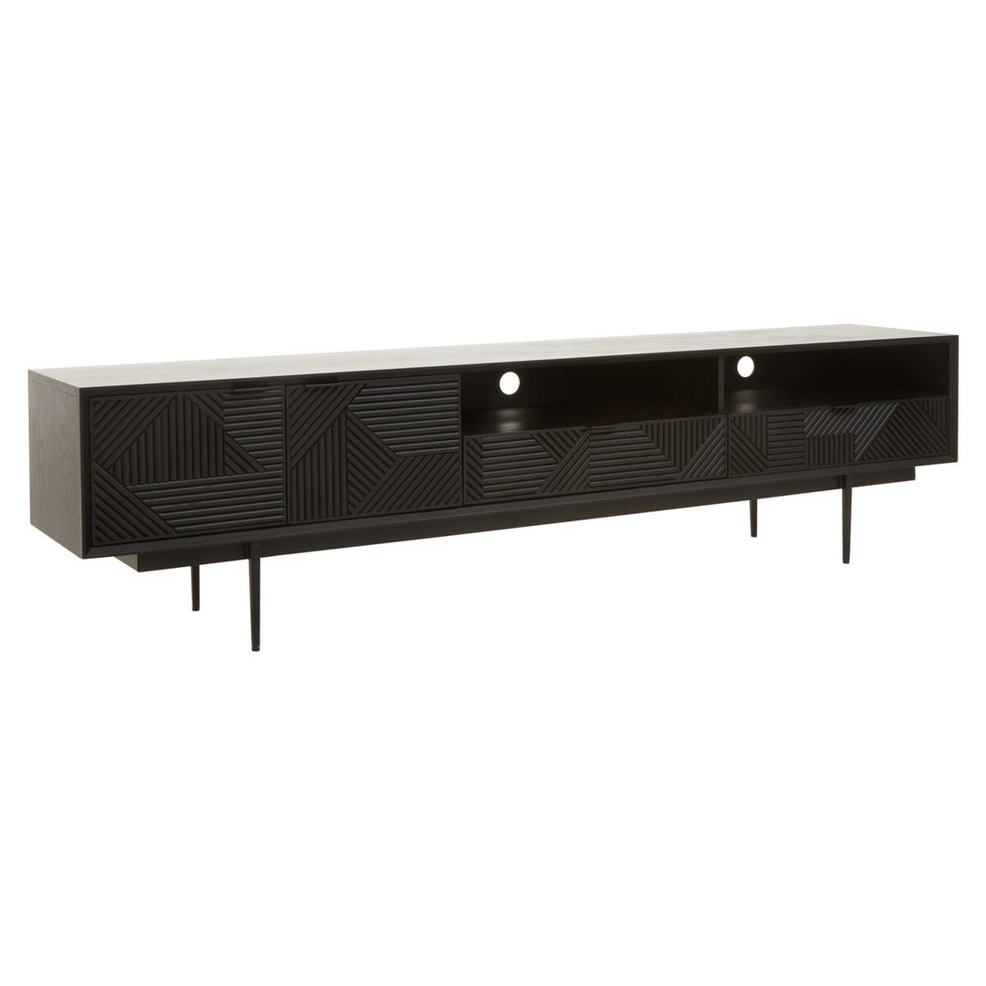Jakara Wooden Media Unit - Black Premier 2