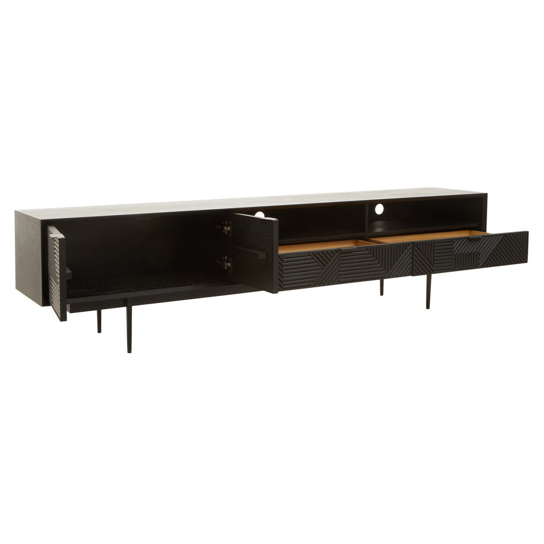 Jakara Wooden Media Unit - Black Premier 3
