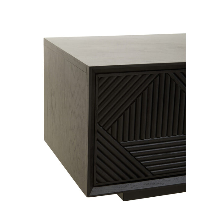 Jakara Wooden Media Unit - Black Premier 7