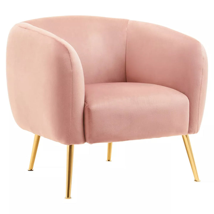 Yasmeen Velvet Armchair - Pink