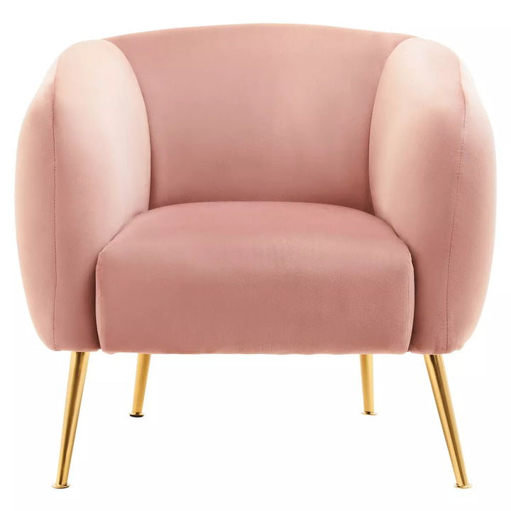 Yasmeen Velvet Armchair - Pink