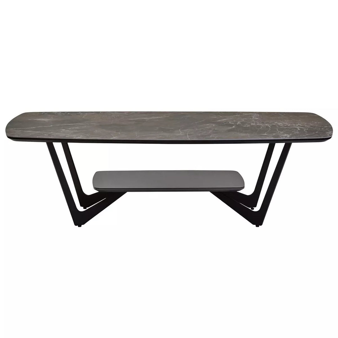 Imperia Grey Ceramic Marble Effect Coffee Table