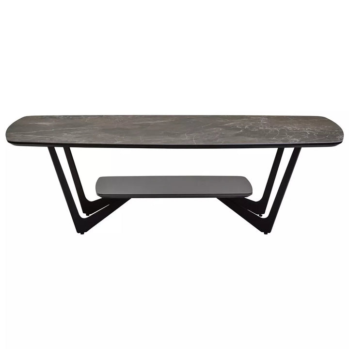 Imperia Grey Ceramic Marble Effect Coffee Table