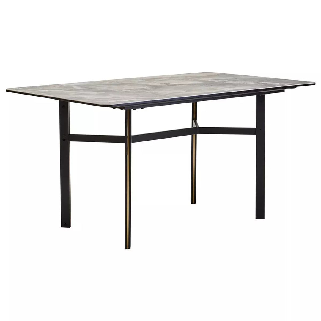 Imperia Ceramic Marble Effect Rectangular Dining Table 150cm