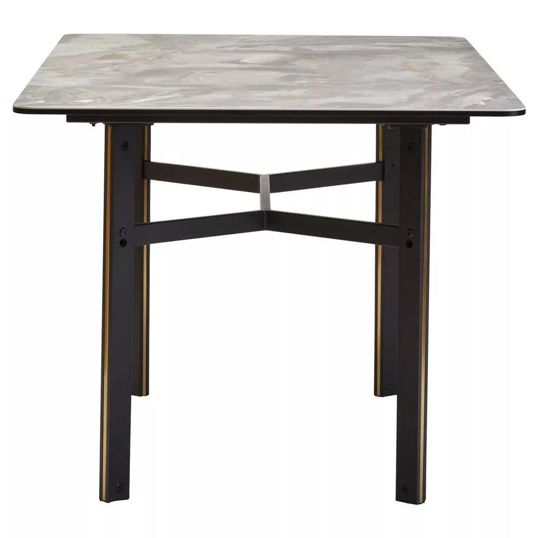 Imperia Ceramic Marble Effect Rectangular Dining Table 150cm