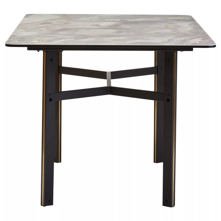 Imperia Ceramic Marble Effect Rectangular Dining Table 150cm