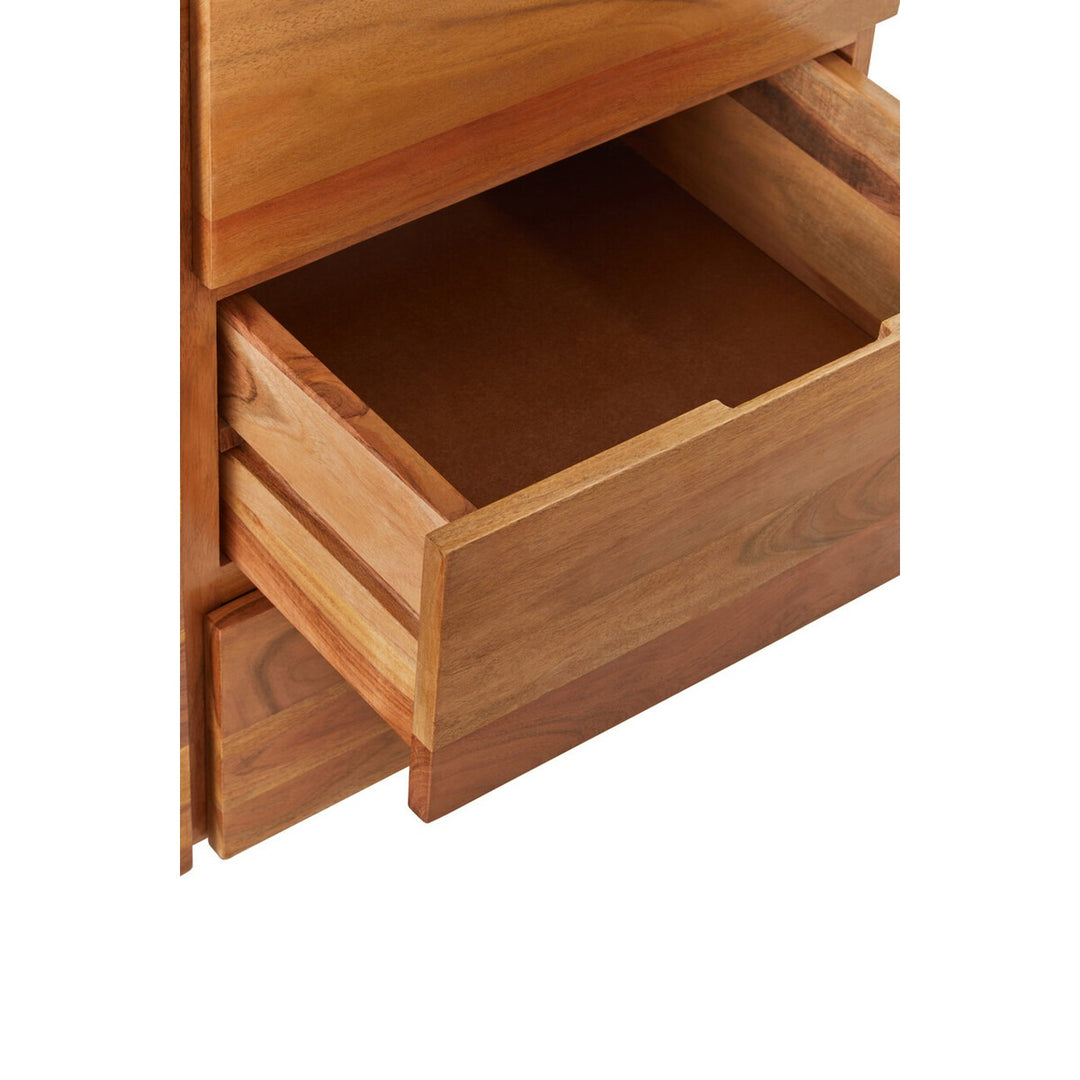 Myan 3 Drawer Sideboard - White Marble Premier 10