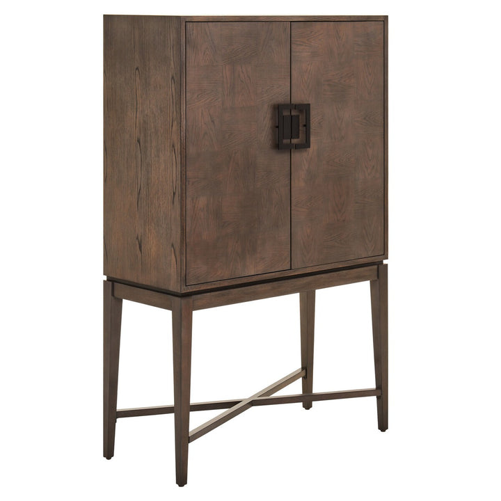 Dimaro Cabinet - Antique Brown Premier 1