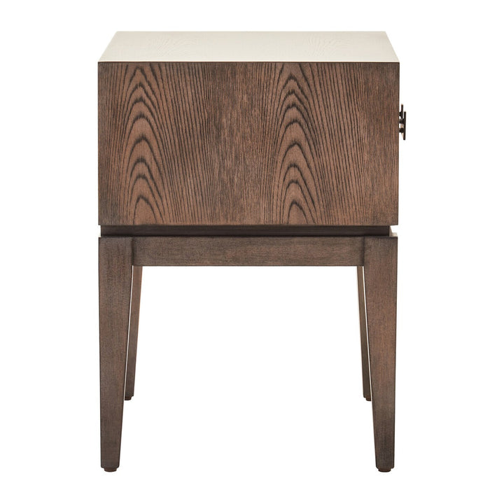 Dimaro 1 Drawer Rectangular Side Table - Antique Brown Premier 7