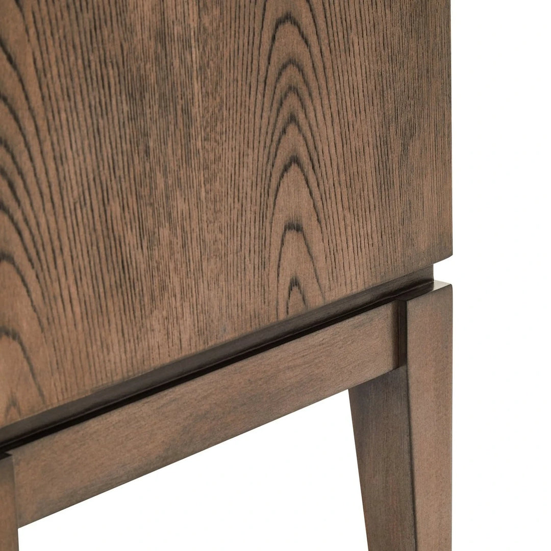 Dianthe One Drawer Side Table - Antique Grey