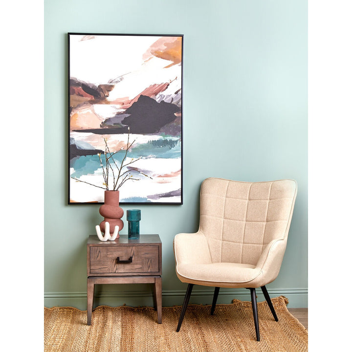Dimaro 1 Drawer Rectangular Side Table - Antique Brown Premier 2
