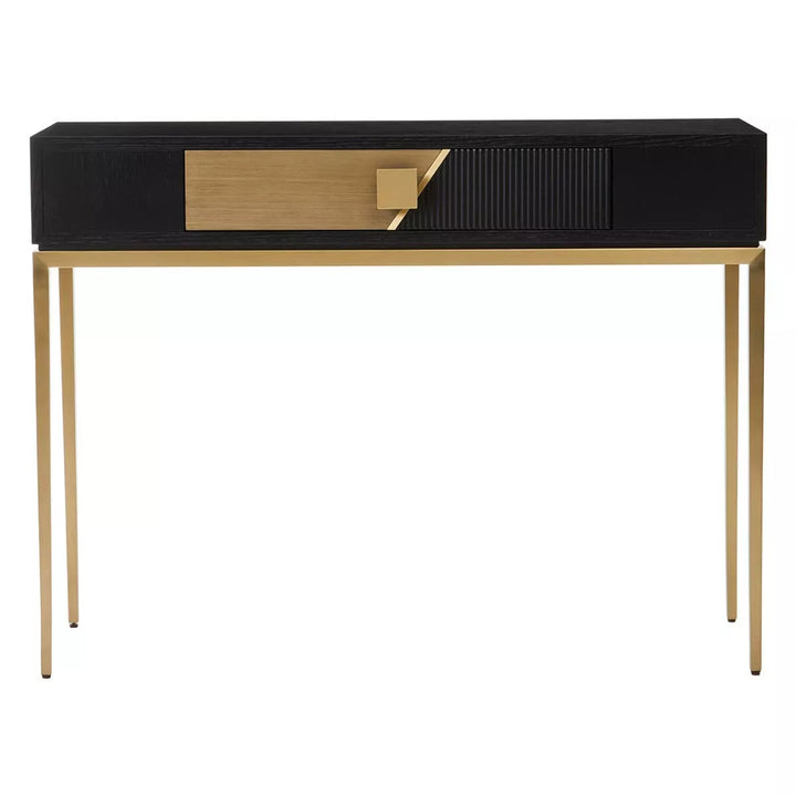 Davoli Black & Gold Console Table