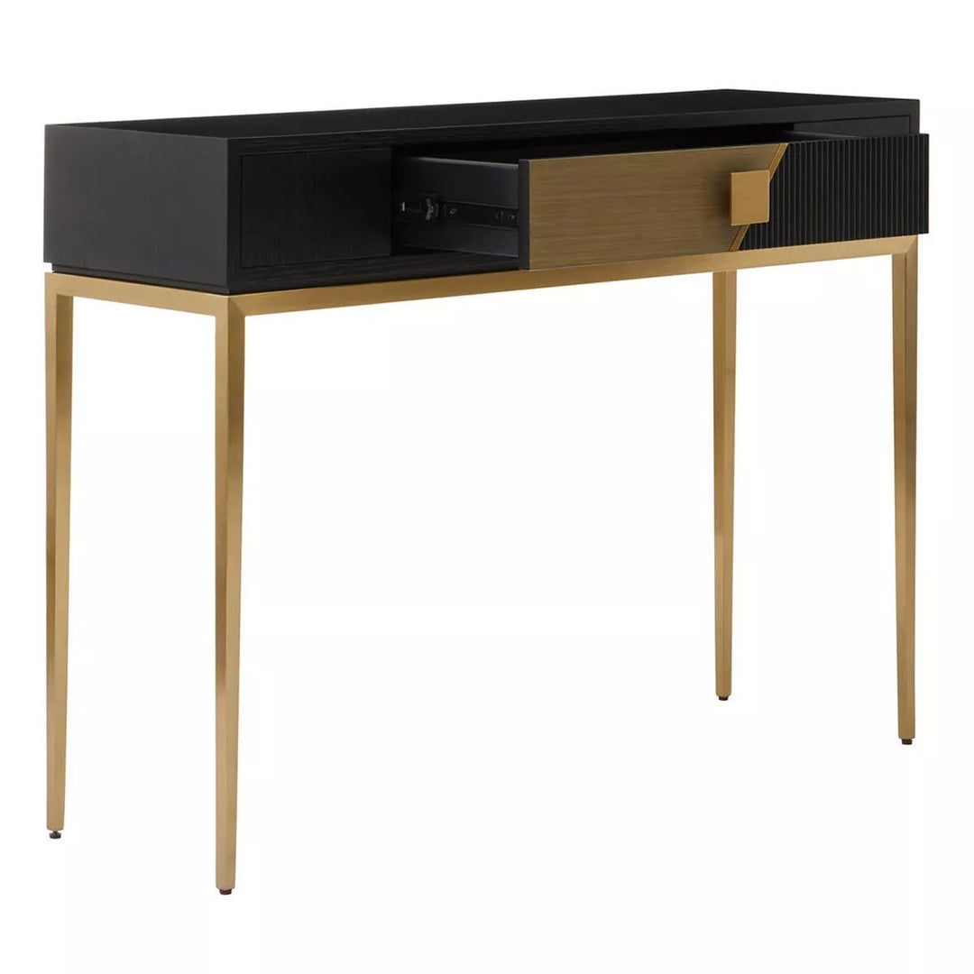 Davoli Black & Gold Console Table
