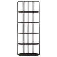 Olivia's Vogue Five Tier Black Shelf Unit