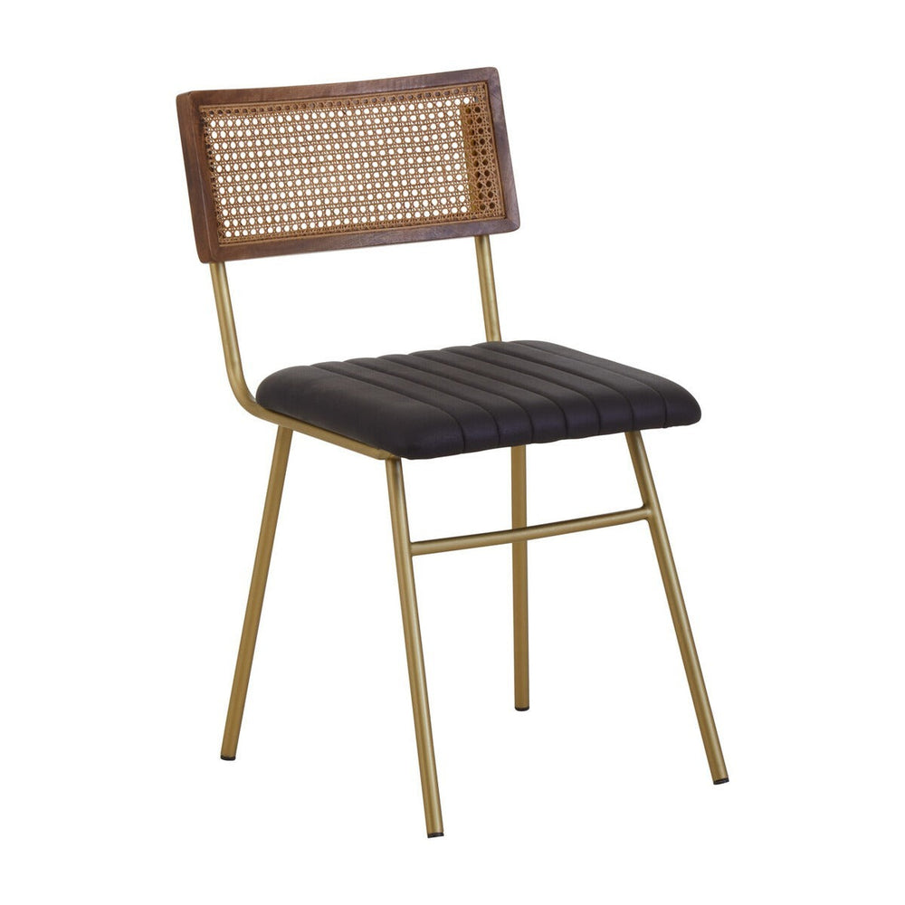 Buffalo Leather Dining Chair - Black Premier 2