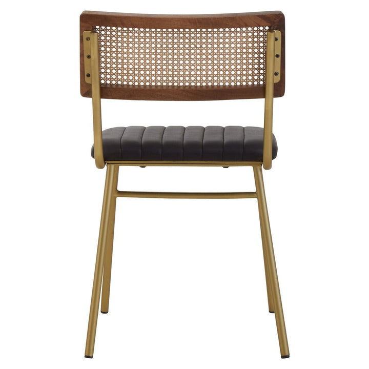 Buffalo Leather Dining Chair - Black Premier 4