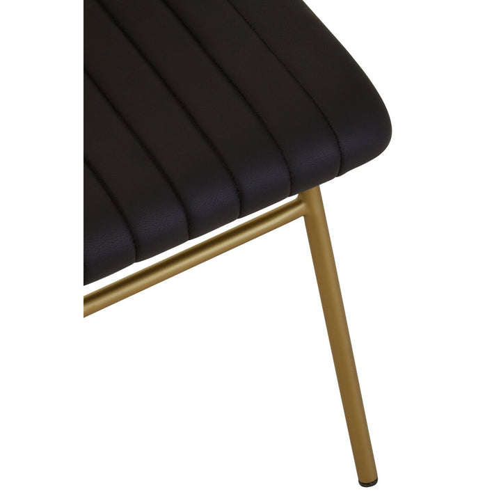 Buffalo Leather Dining Chair - Black Premier 7
