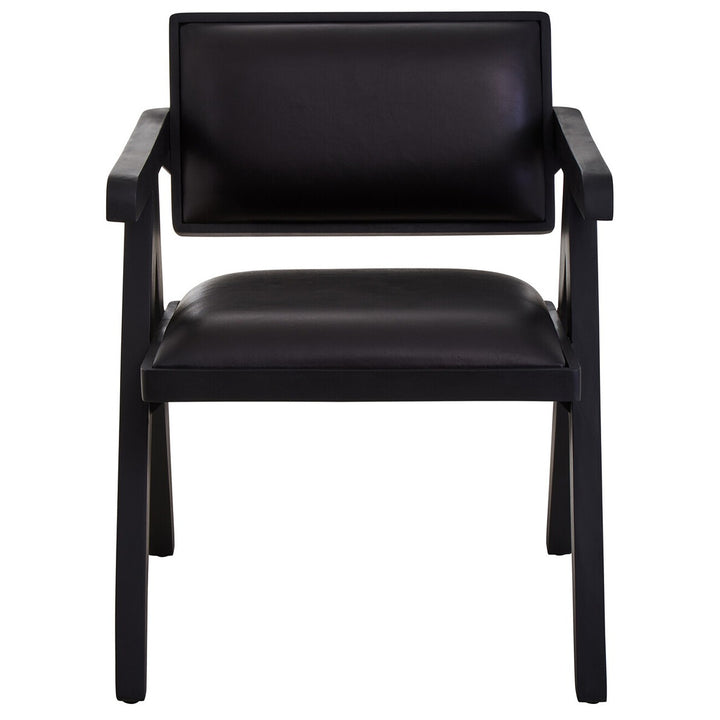 Buffalo Leather Armchair - Black Premier 1