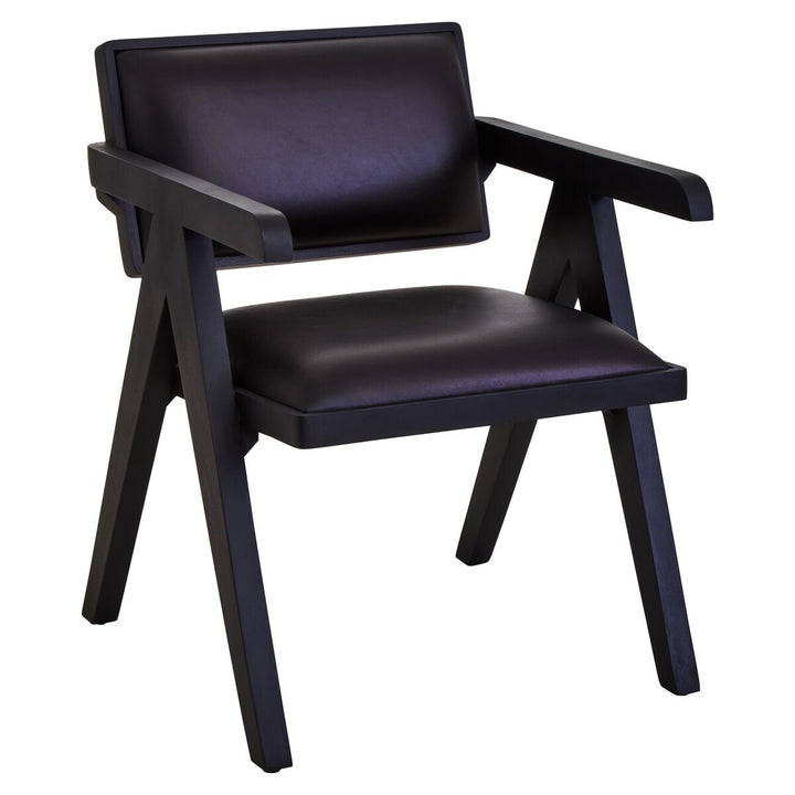 Buffalo Leather Armchair - Black Premier 7
