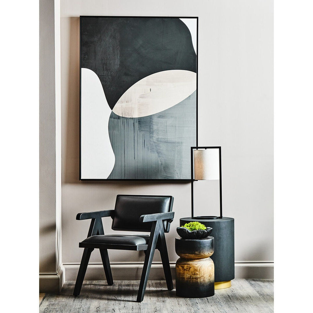 Buffalo Leather Armchair - Black Premier 2