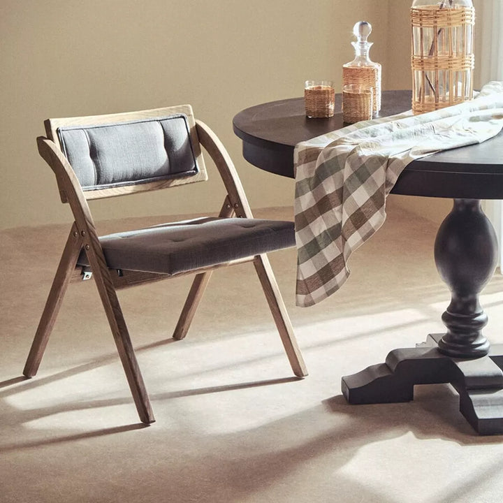 Cebu Grey Wash Elm Wood Folding Chair