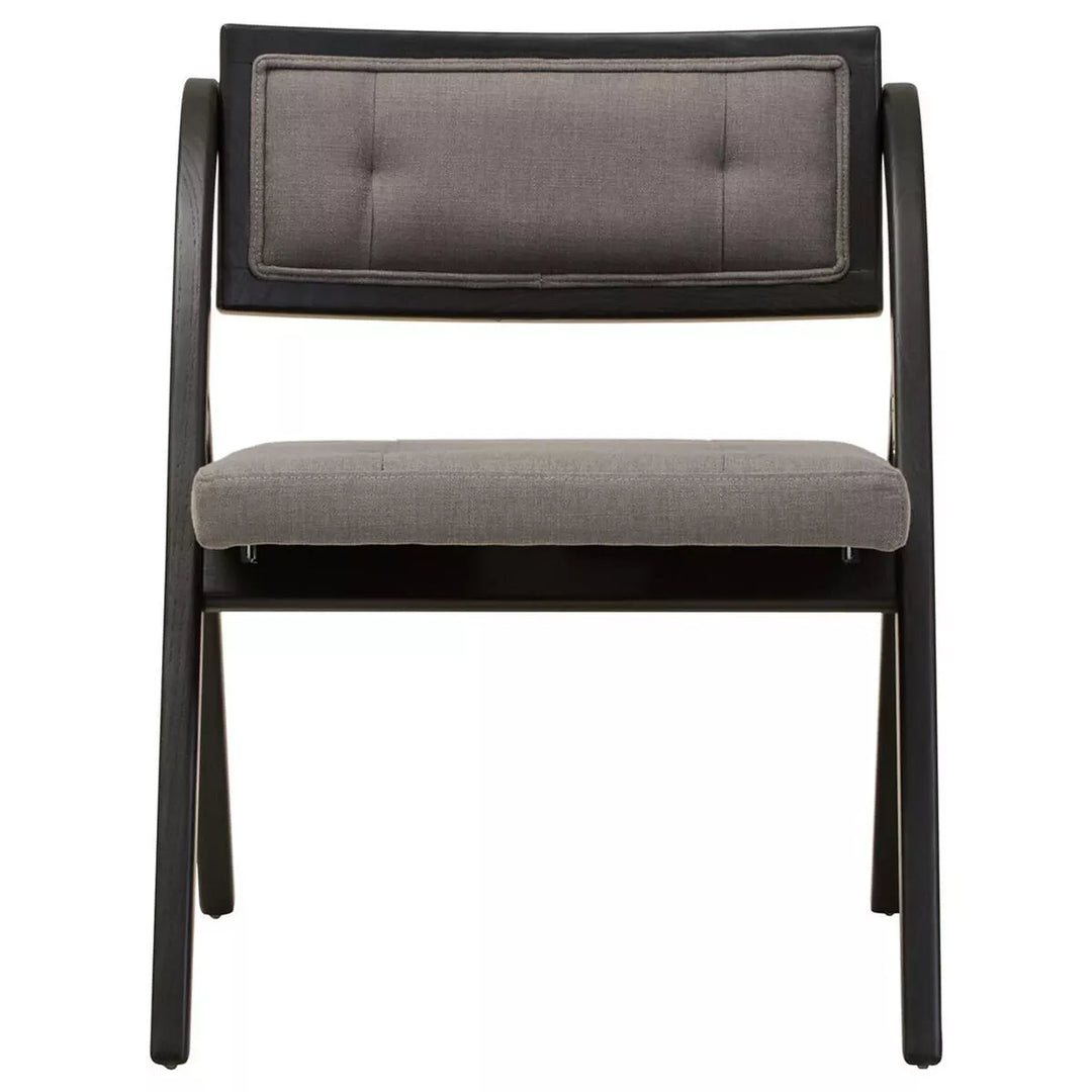 Cebu Grey & Black Elm Wood Folding Chair