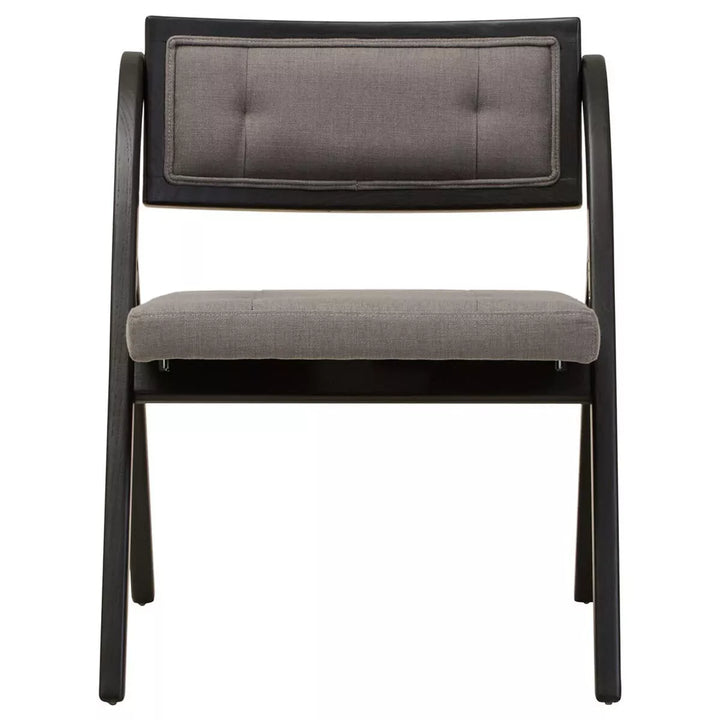 Cebu Grey & Black Elm Wood Folding Chair