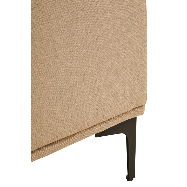 Toulon 3 Seater Fabric Left Right Chaise Sofa - Natural Premier 12