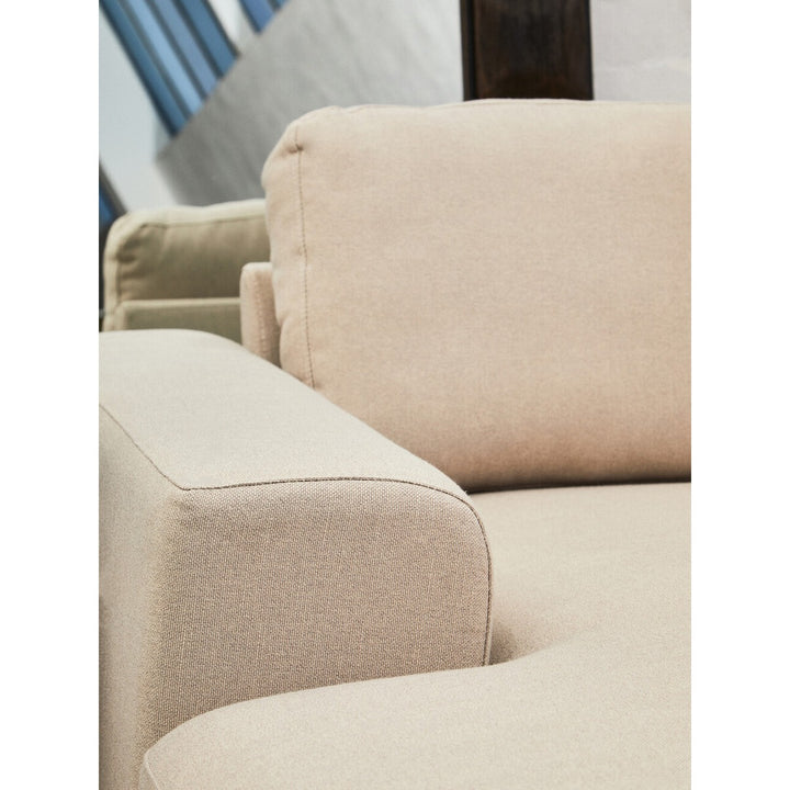 Toulon 3 Seater Fabric Left Right Chaise Sofa - Natural Premier 17