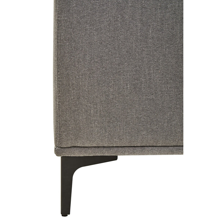 Toulon 3 Seater Fabric Right Hand Chaise Sofa - Grey Premier 11