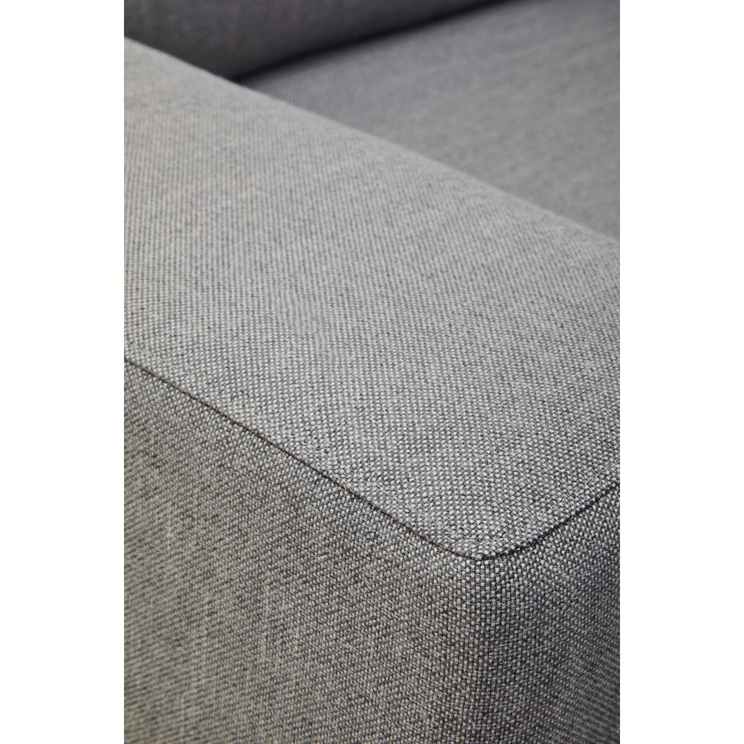 Toulon 3 Seater Fabric Right Hand Chaise Sofa - Grey Premier 12