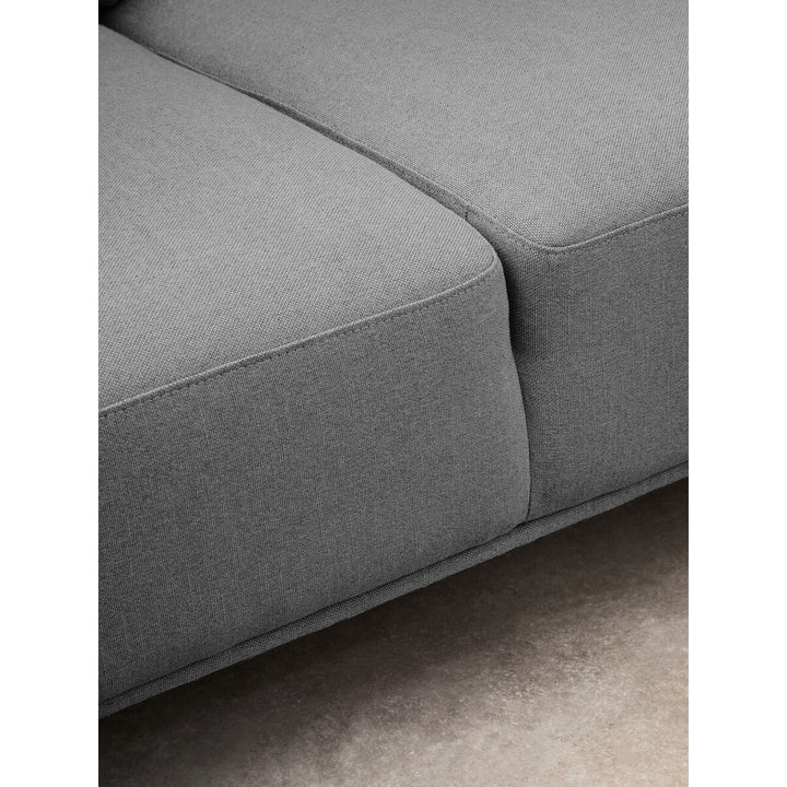 Toulon 3 Seater Fabric Right Hand Chaise Sofa - Grey Premier 18