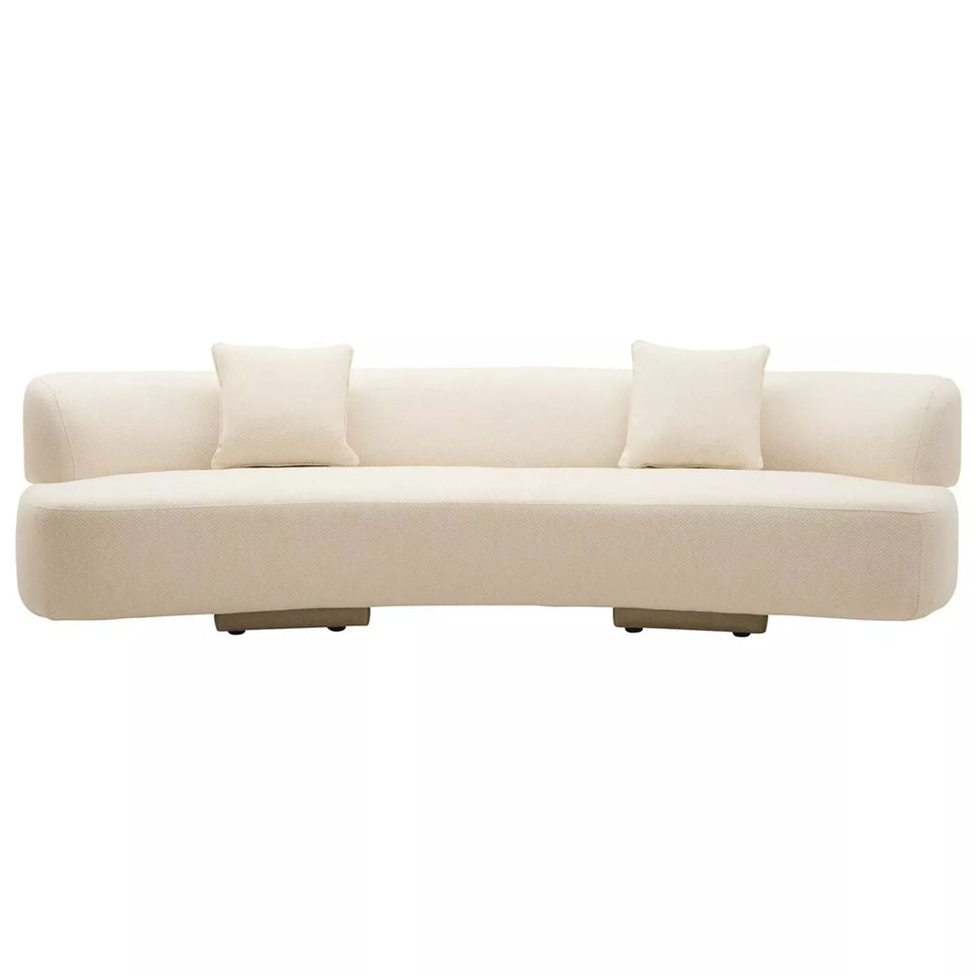 Ozzano Linen 3 Seater Sofa - Cream