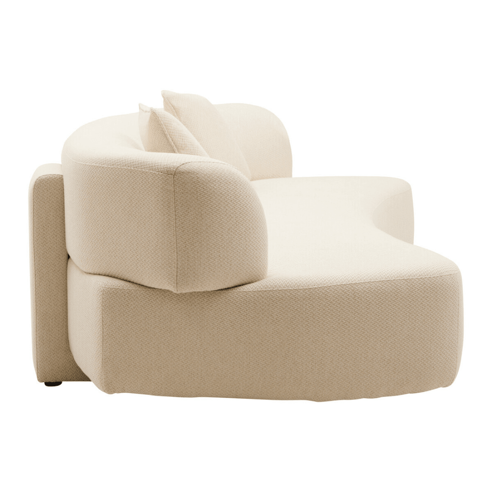 Ozzano Linen 3 Seater Sofa - Cream