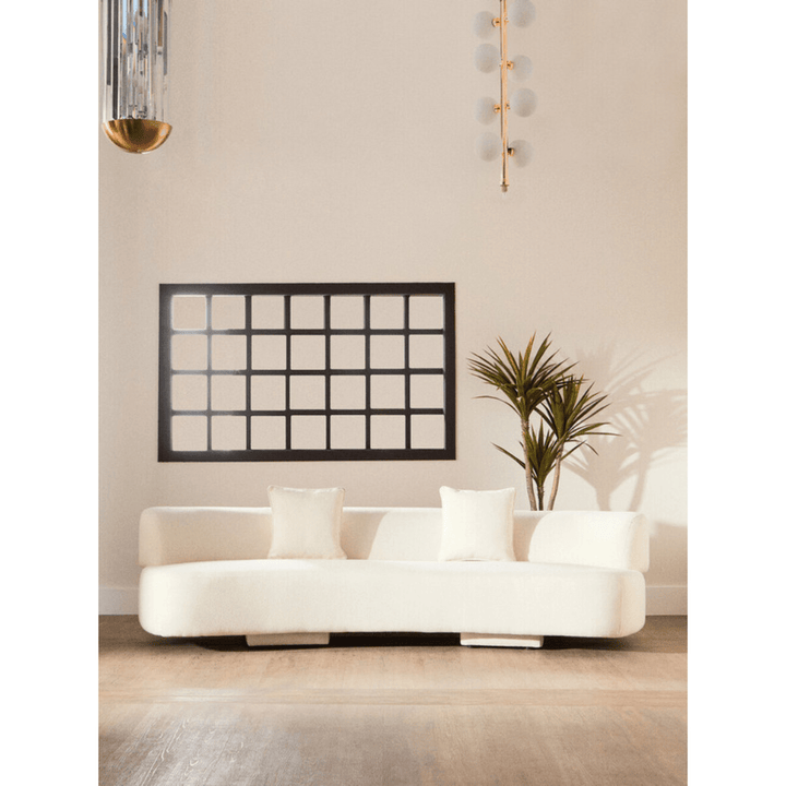Ozzano Linen 3 Seater Sofa - Cream