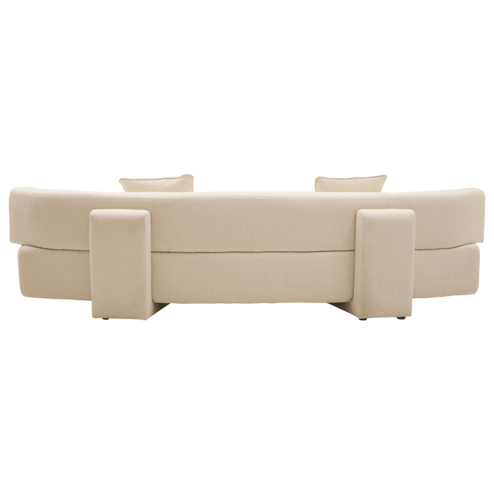 Ozzano Linen 3 Seater Sofa - Cream
