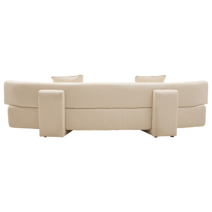 Ozzano Linen 3 Seater Sofa - Cream