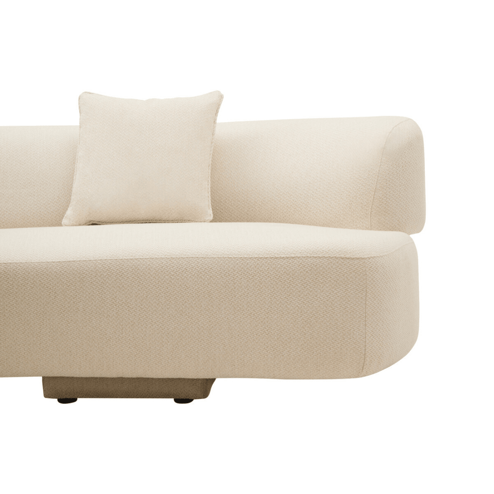 Ozzano Linen 3 Seater Sofa - Cream