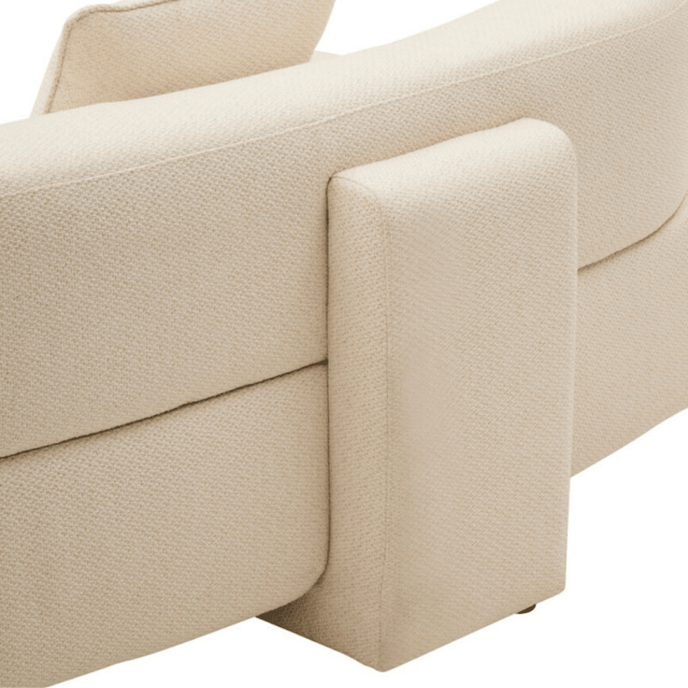 Ozzano Linen 3 Seater Sofa - Cream