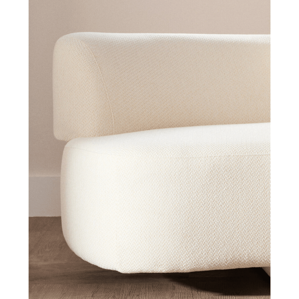 Ozzano Linen 3 Seater Sofa - Cream
