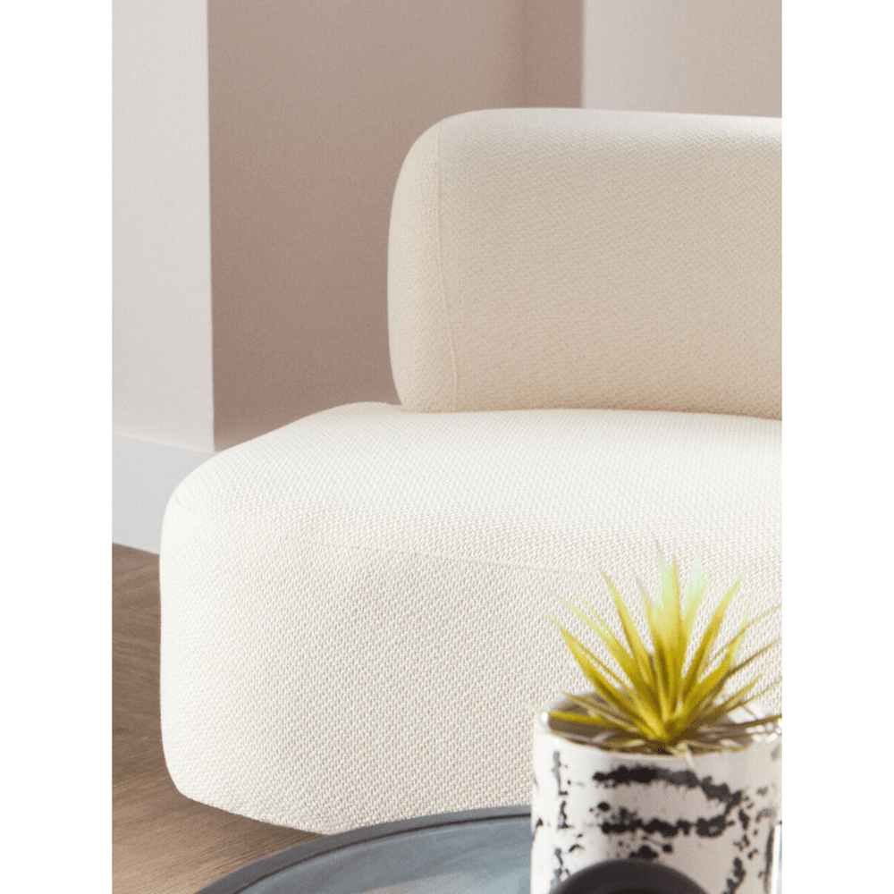 Ozzano Linen 3 Seater Sofa - Cream