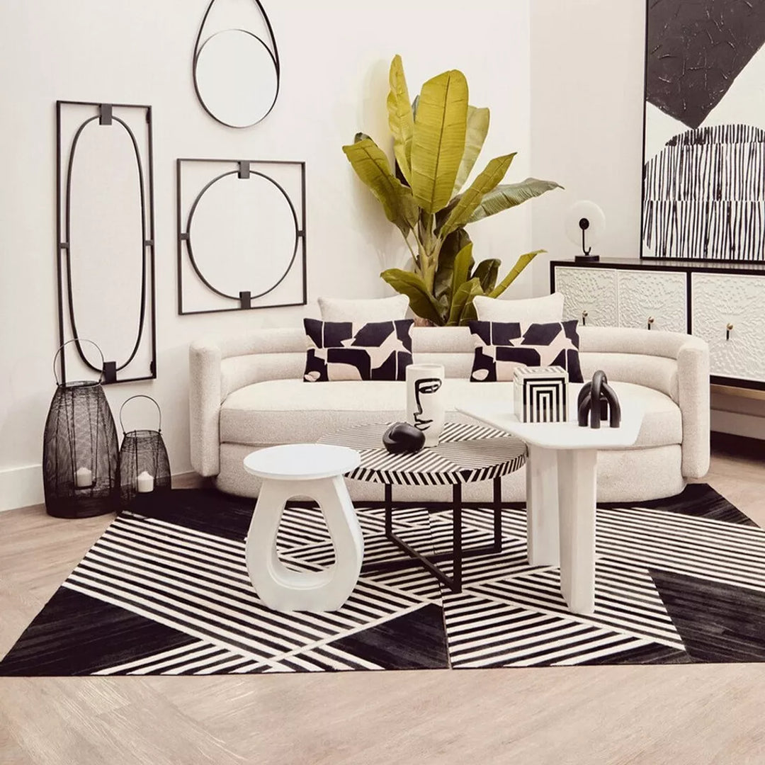 Walsa Mango Wood Coffee Table - Whitewash