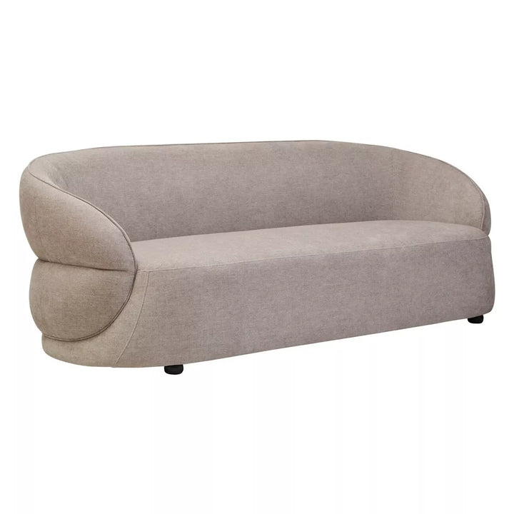 Daphne Chenille Three Seater Sofa - Taupe