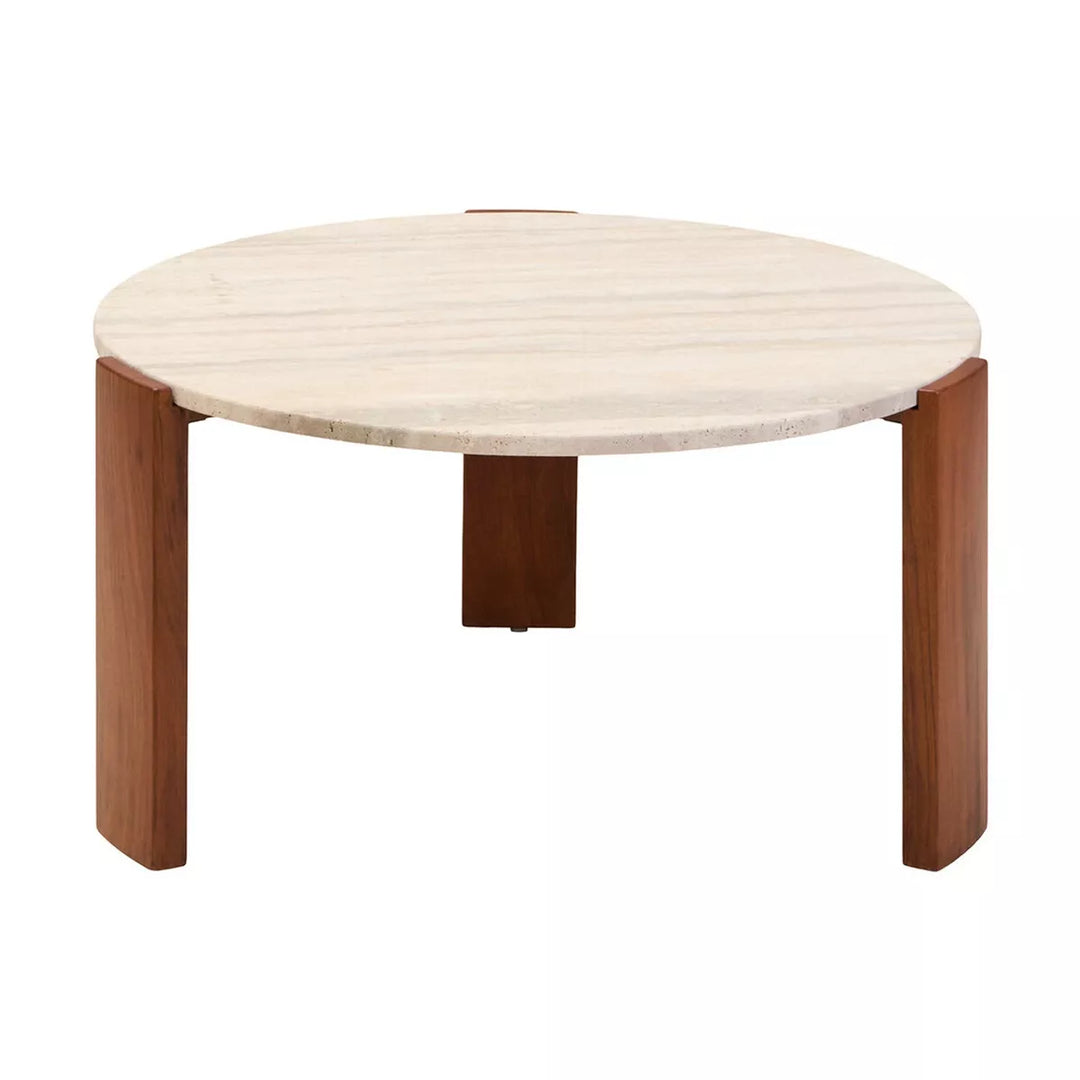 Palermo Round Top Coffee Table - Travertine